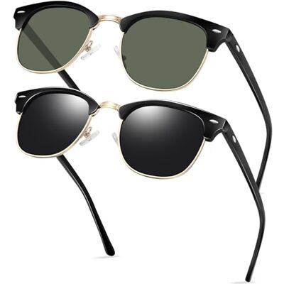 KANASTAL Zwarte Gepolariseerde Zonnebril Half Rond Vierkant Mannen en Vrouwen Half Rimless Zonnebril Dames Heren Klassieke Vierkante Retro Mode Zonnebril Rijden UV400 Groen + Zwart Glanzend Eén maat KANASTAL Zwarte Gepolariseerde Zonnebril Half Rond Vierkant Mannen en Vrouwen Half Rimless Zonnebril Dames Heren Klassieke Vierkante Retro Mode Zonnebril Rijden UV400 Groen + Zwart Glanzend Eén maat