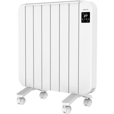Taurus Persia 1500 Elektrische radiator 6 elementen 1500 W Wand- of staande installatie Instelbare thermostaat 24/7 programmering LCD-display Stil Volledige uitschakelknop Taurus Persia 1500 Elektrische radiator 6 elementen 1500 W Wand- of staande installatie Instelbare thermostaat 24/7 programmering LCD-display Stil Volledige uitschakelknop