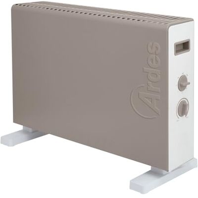 Ardes Turbo AR4C08T THOR T convector met thermostaat, heteluchtconvector 3 vermogens, premium design, grijs Ardes Turbo AR4C08T THOR T convector met thermostaat, heteluchtconvector 3 vermogens, premium design, grijs