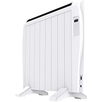 Cecotec Ready Warm 1800 Thermal Connected elektrische radiator met 8 elementen, 1200 W, muur of voet, 3 programmeerfuncties, afstandsbediening, lcd-display, wifi-besturing Cecotec Ready Warm 1800 Thermal Connected elektrische radiator met 8 elementen, 1200 W, muur of voet, 3 programmeerfuncties, afstandsbediening, lcd-display, wifi-besturing