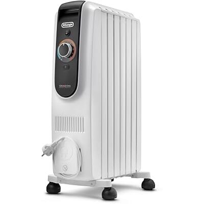 De'Longhi Dragon EasyTronic TRD50615 ventilatorkachel met 12 temperatuurniveaus, EasyTronic-interface met veiligheidsthermostaat, schoorsteeneffect met 6 verwarmingsribben, voor ruimtes De'Longhi Dragon EasyTronic TRD50615 ventilatorkachel met 12 temperatuurniveaus, EasyTronic-interface met veiligheidsthermostaat, schoorsteeneffect met 6 verwarmingsribben, voor ruimtes