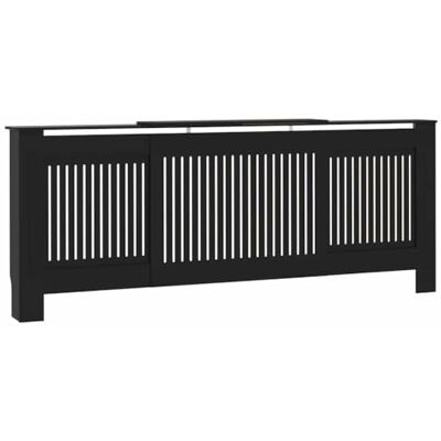 vidaXL Radiatorombouw Overkapping Kap Verwarmingskap Radiatoroverkapping Ombouw Radiator Verwarming Radiatoronderdeel Onderdeel MDF Zwart vidaXL Radiatorombouw Overkapping Kap Verwarmingskap Radiatoroverkapping Ombouw Radiator Verwarming Radiatoronderdeel Onderdeel MDF Zwart