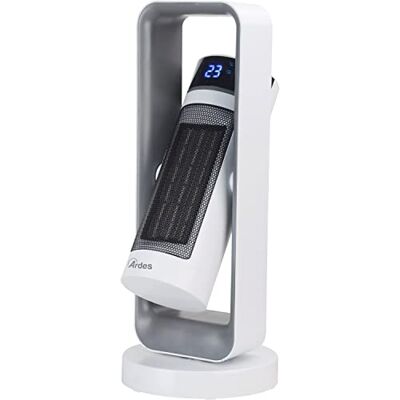 Ardes AR4P20 OBLIVION Digitale keramische torenventilator, automatische en verticale oscillatie, 2 standen en 12-uurs timer, met lcd-touchscreen, 2000 W Ardes AR4P20 OBLIVION Digitale keramische torenventilator, automatische en verticale oscillatie, 2 standen en 12-uurs timer, met lcd-touchscreen, 2000 W