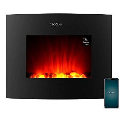 Cecotec Elektrische open haard Ready Warm 2650 Curved Flames Connected. 2000 W, maat 66 cm, wifi, 2 vermogensniveaus, afstandsbediening, gebogen paneel, timer, 25 m² Cecotec Elektrische open haard Ready Warm 2650 Curved Flames Connected. 2000 W, maat 66 cm, wifi, 2 vermogensniveaus, afstandsbediening, gebogen paneel, timer, 25 m²