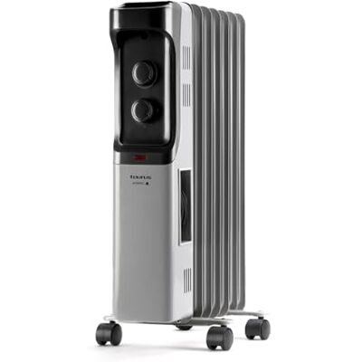 Taurus Alpatec Dakar olieradiator 1500 W 7 elementen 3 standen instelbare thermostaat kantel- en oververhittingsbeveiliging tot 15 m² timer grijs Taurus Alpatec Dakar olieradiator 1500 W 7 elementen 3 standen instelbare thermostaat kantel- en oververhittingsbeveiliging tot 15 m² timer grijs