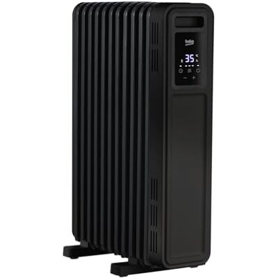 Beko RHO8323BT olieradiator met afstandsbediening, vermogen 2300 W, 11 verwarmingselementen, 3 vermogensinstellingen, 24-uurs timer, oververhittingsbeveiliging Beko RHO8323BT olieradiator met afstandsbediening, vermogen 2300 W, 11 verwarmingselementen, 3 vermogensinstellingen, 24-uurs timer, oververhittingsbeveiliging