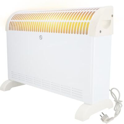 Dedra 2000 watt convectorverwarming, DESCON, kantelbeveiliging, thermostaat, oververhittingsbeveiliging, eenvoudige bediening en transport, voor een efficiënte extra verwarming Dedra 2000 watt convectorverwarming, DESCON, kantelbeveiliging, thermostaat, oververhittingsbeveiliging, eenvoudige bediening en transport, voor een efficiënte extra verwarming