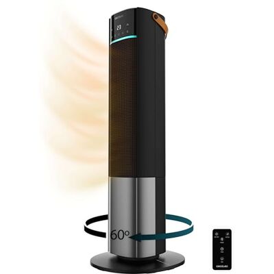 Cecotec ReadyWarm 2070 Max Ceramic Rotate Smart Keramische staande kachel 2000 W, digitaal display, touch-afstandsbediening en afstandsbediening, oscillatie, 3 modi, thermostaat, 20 m² Cecotec ReadyWarm 2070 Max Ceramic Rotate Smart Keramische staande kachel 2000 W, digitaal display, touch-afstandsbediening en afstandsbediening, oscillatie, 3 modi, thermostaat, 20 m²