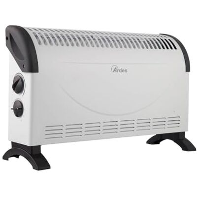 Ardes AR4C06 KALOR Elektrische convector 1500 W, thermische convector met thermostaat, heteluchtconvector 2 vermogens, elektrisch fornuis voor het verwarmen van huis en kantoor Ardes AR4C06 KALOR Elektrische convector 1500 W, thermische convector met thermostaat, heteluchtconvector 2 vermogens, elektrisch fornuis voor het verwarmen van huis en kantoor