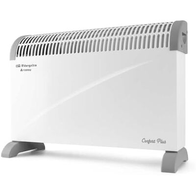 Orbegozo CVT 3400 Convector, regelbare thermostaat, turbofunctie, oververhittingsbeveiliging, handgrepen, 2000 W, wit Orbegozo CVT 3400 Convector, regelbare thermostaat, turbofunctie, oververhittingsbeveiliging, handgrepen, 2000 W, wit