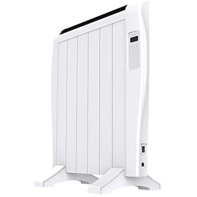Cecotec Elektrische radiator met laag stroomverbruik, Ready Warm 1200, aangesloten 6 elementen, 900 W, muur of vloer, 3 functies, timer, LCD-display, wifi-bediening, ultraplat Cecotec Elektrische radiator met laag stroomverbruik, Ready Warm 1200, aangesloten 6 elementen, 900 W, muur of vloer, 3 functies, timer, LCD-display, wifi-bediening, ultraplat