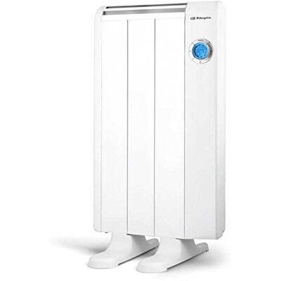 Orbegozo RRE 510 Energiebesparende warmtezender, 500 W, 3 echte elementen, aluminium, afstandsbediening, programmeerbare werking, volledige uitschakelknop, muur of voet, wit Orbegozo RRE 510 Energiebesparende warmtezender, 500 W, 3 echte elementen, aluminium, afstandsbediening, programmeerbare werking, volledige uitschakelknop, muur of voet, wit