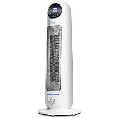 Cecotec Ready Warm 10100 Smart Ceramic keramische verwarming, verticaal, 2000 W, verstelbare thermostaat, draaibaar, led-display, oververhitting- en kantelbeveiliging, afstandsbediening Cecotec Ready Warm 10100 Smart Ceramic keramische verwarming, verticaal, 2000 W, verstelbare thermostaat, draaibaar, led-display, oververhitting- en kantelbeveiliging, afstandsbediening
