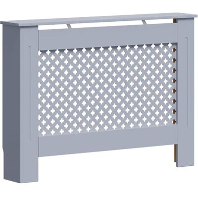 vidaXL Radiatorombouw 112x19x81,5 cm MDF antraciet vidaXL Radiatorombouw 112x19x81,5 cm MDF antraciet
