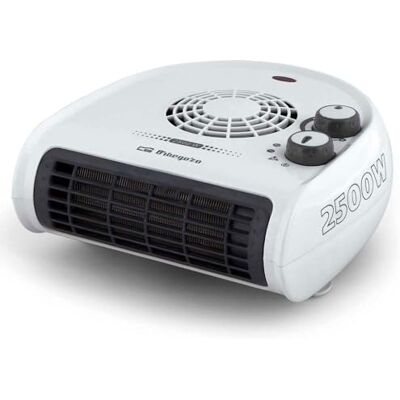 Orbegozo FH 5030 Verwarming, twee standen, koude luchtventilatorfunctie, onmiddellijke warmte, instelbare thermostaat, draaggreep, 2500 W, wit Orbegozo FH 5030 Verwarming, twee standen, koude luchtventilatorfunctie, onmiddellijke warmte, instelbare thermostaat, draaggreep, 2500 W, wit