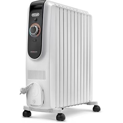 De'Longhi Dragon EasyTronic TRD51025 ventilatorkachel met 12 temperatuurniveaus, EasyTronic-interface met veiligheidsthermostaat, schoorsteeneffect met 10 verwarmingsvinnen, voor ruimtes De'Longhi Dragon EasyTronic TRD51025 ventilatorkachel met 12 temperatuurniveaus, EasyTronic-interface met veiligheidsthermostaat, schoorsteeneffect met 10 verwarmingsvinnen, voor ruimtes