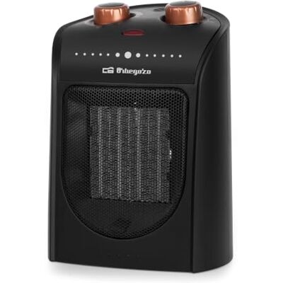 Orbegozo CR 5038 keramische verwarming, 2 vermogensniveaus, ventilatormodus, handgreep, oververhittingsbeveiliging, 1800 W Orbegozo CR 5038 keramische verwarming, 2 vermogensniveaus, ventilatormodus, handgreep, oververhittingsbeveiliging, 1800 W