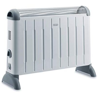 De'Longhi DeLonghi Convector HCM2030 Verwarmingsapparaat met 3 warmtestanden voor ruimtes tot 60 m³, veiligheidsthermostaat, vorstbeschermingsfunctie, kamerthermostaat, grijs De'Longhi DeLonghi Convector HCM2030 Verwarmingsapparaat met 3 warmtestanden voor ruimtes tot 60 m³, veiligheidsthermostaat, vorstbeschermingsfunctie, kamerthermostaat, grijs