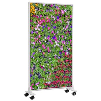 Könighaus Infrarood bijverwarming op poten, met foto, 600 W, energiebesparend: verwarmt in 2 minuten, poten en thermostaat, mobiele verwarming op poten, met mooi patroon: Bloemen. Könighaus Infrarood bijverwarming op poten, met foto, 600 W, energiebesparend: verwarmt in 2 minuten, poten en thermostaat, mobiele verwarming op poten, met mooi patroon: Bloemen.