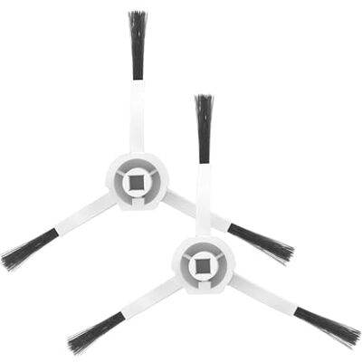dreame Vervangende zijborstels voor D9, F9, L10 Pro, D10 Plus, D10s, D9 Plus, D9 Max, F9 Pro, D10 __PLACEHOLDER_BRAND_2__ Gen 2, spiraalvorm voor het verwijderen van vuil in hoeken en randen dreame Vervangende zijborstels voor D9, F9, L10 Pro, D10 Plus, D10s, D9 Plus, D9 Max, F9 Pro, D10 __PLACEHOLDER_BRAND_2__ Gen 2, spiraalvorm voor het verwijderen van vuil in hoeken en randen