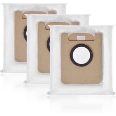 Dreame ×3 stofzakken met een inhoud van 3 liter, compatibel met L10 Ultra, L10s Ultra, L20 Ultra, L10s Pro Ultra, L10s Pro Ultra, snel legen Dreame ×3 stofzakken met een inhoud van 3 liter, compatibel met L10 Ultra, L10s Ultra, L20 Ultra, L10s Pro Ultra, L10s Pro Ultra, snel legen