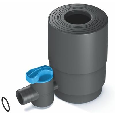 YourCasa Regenwaterverzamelaar slang met afsluitkraan en filter voor het aansluiten van een regenpijp van 68 tot 100 mm DN100 YourCasa Regenwaterverzamelaar slang met afsluitkraan en filter voor het aansluiten van een regenpijp van 68 tot 100 mm DN100