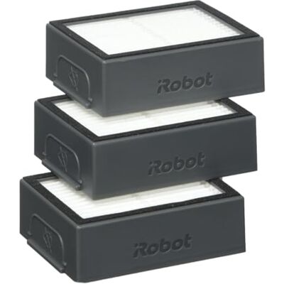 iRobot 4624876, 3 filters voor Robot Roomba Serie I en E, zwart en wit iRobot 4624876, 3 filters voor Robot Roomba Serie I en E, zwart en wit