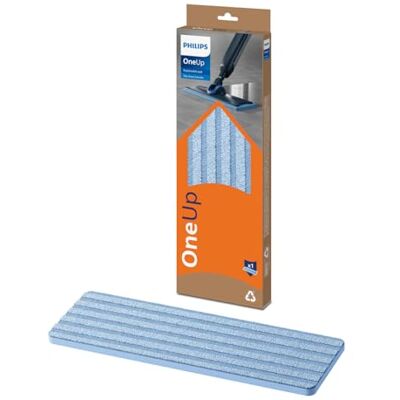 Philips OneUp vervangende pad voor tegels, steen en beton, absorbeert vuil water en pompt schoon water, droogt 2 keer sneller, herbruikbaar tot 6 maanden (XV1883/10) Philips OneUp vervangende pad voor tegels, steen en beton, absorbeert vuil water en pompt schoon water, droogt 2 keer sneller, herbruikbaar tot 6 maanden (XV1883/10)