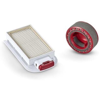Severin Allergiefilter en motorfilter voor HV 7166, het uitlaatfilter zorgt voor een filtratie van 99,5% van alle allergenen en fijnstofdeeltjes, antraciet/rood, ZB 7225 Severin Allergiefilter en motorfilter voor HV 7166, het uitlaatfilter zorgt voor een filtratie van 99,5% van alle allergenen en fijnstofdeeltjes, antraciet/rood, ZB 7225