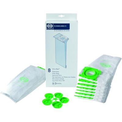 SEBO 6629ER filterbox K 3-laagse stofzuigerzakken voor Airbelt K 8 stuks SEBO 6629ER filterbox K 3-laagse stofzuigerzakken voor Airbelt K 8 stuks