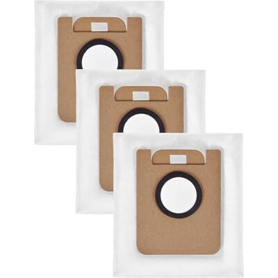 Dreame 3 x vervangende stofzakken voor robotstofzuiger D10 Plus, originele accessoires Dreame 3 x vervangende stofzakken voor robotstofzuiger D10 Plus, originele accessoires