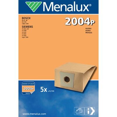 Menalux 2004 P, 5 stofzakken Menalux 2004 P, 5 stofzakken