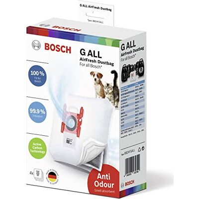 Bosch BBZAFGALL universele stofzuigerzak, 100 g, 240 mm, 75 mm, wit Bosch BBZAFGALL universele stofzuigerzak, 100 g, 240 mm, 75 mm, wit