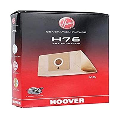 Hoover Verwijdering 35601668 H76 zakken, origineel, papier, extra filter, compatibel met stofzuiger Thunder Space en A Cube Silence, uniseks Hoover Verwijdering 35601668 H76 zakken, origineel, papier, extra filter, compatibel met stofzuiger Thunder Space en A Cube Silence, uniseks