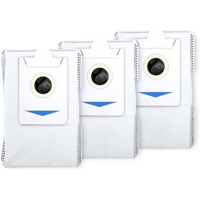 ECOVACS Set van 3 stofzuigerzakken voor Deebot X2 OMNI en Mob Combo robotstofzuiger, wit ECOVACS Set van 3 stofzuigerzakken voor Deebot X2 OMNI en Mob Combo robotstofzuiger, wit