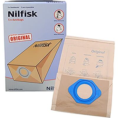 Nilfisk Stofzak orig gs80c/90 5-delig fleece 107418500 Nilfisk Stofzak orig gs80c/90 5-delig fleece 107418500
