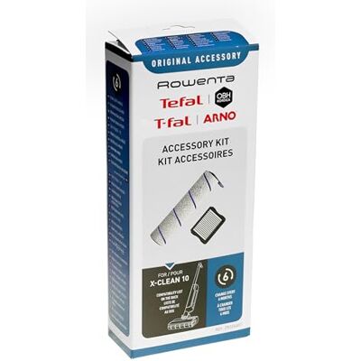 Rowenta Onderhoudsset voor X-Clean 10 stofzuiger wit Accessoires voor waszuiger, 1 borstelrol en 1 wasbaar filter, behoud van de dagelijkse reinigingsprestaties Rowenta Onderhoudsset voor X-Clean 10 stofzuiger wit Accessoires voor waszuiger, 1 borstelrol en 1 wasbaar filter, behoud van de dagelijkse reinigingsprestaties
