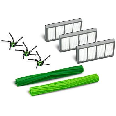 iRobot 4655986, vervangende accessoireset voor Roomba uit de S-serie, groen en zwart iRobot 4655986, vervangende accessoireset voor Roomba uit de S-serie, groen en zwart