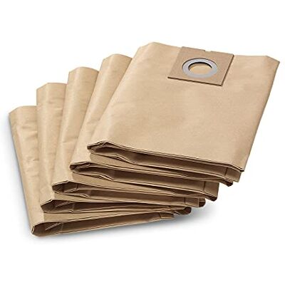 Kärcher 6.904-290 Bolsas filtro de papel (pasck de 5) Cilinderstofzuiger Stofzak Kärcher 6.904-290 Bolsas filtro de papel (pasck de 5) Cilinderstofzuiger Stofzak