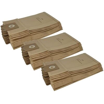 vhbw 30 zakken compatibel met Nilfisk/Alto HEPA VC300, VC300, VP300, stofzuiger papier, bruin vhbw 30 zakken compatibel met Nilfisk/Alto HEPA VC300, VC300, VP300, stofzuiger papier, bruin