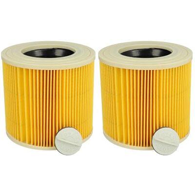 vhbw 2 x vervangende cartridgefilterset, vervanging voor Kärcher 6.414-552.0 droog- en vloeistofstofzuiger, multifunctionele stofzuiger vhbw 2 x vervangende cartridgefilterset, vervanging voor Kärcher 6.414-552.0 droog- en vloeistofstofzuiger, multifunctionele stofzuiger