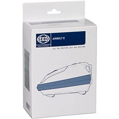 SEBO 8221ER10 Airbelt Stoffen hoes voor alle Airbelt E-modellen zwart/zilver SEBO 8221ER10 Airbelt Stoffen hoes voor alle Airbelt E-modellen zwart/zilver