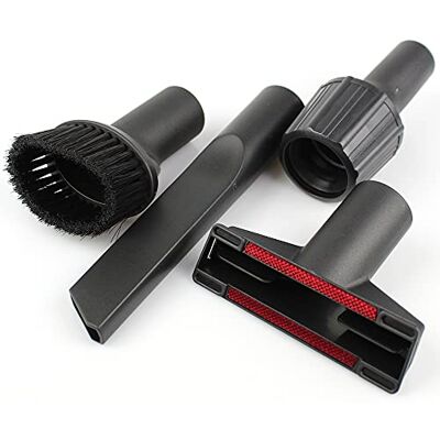 PakTrade Borstelset spleetmondstuk met lange spleetmondstuk + borstel voor meubels + universele adapter voor Miele Divani en Co. 700, S4000, Revolution, S299 PakTrade Borstelset spleetmondstuk met lange spleetmondstuk + borstel voor meubels + universele adapter voor Miele Divani en Co. 700, S4000, Revolution, S299