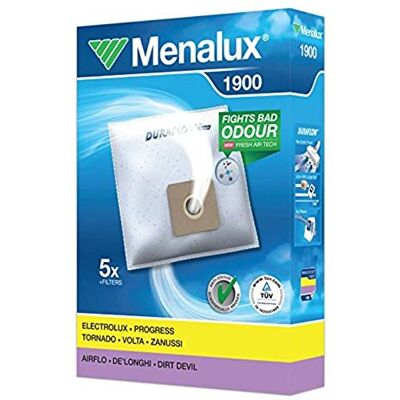 Menalux 1900 Duraflow 5 stofzuigerzakken Menalux 1900 Duraflow 5 stofzuigerzakken