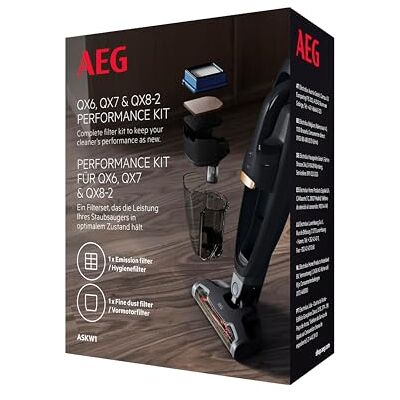 AEG ASKW1 voormotorfilter, 1 hygiënefilter, stofzuigerfilter, wasbaar, reguliere filtervervanging, betere zuigkracht, perfecte pasvorm (QX6, QX7, QX8-2, blauw/grijs), 2 stuks AEG ASKW1 voormotorfilter, 1 hygiënefilter, stofzuigerfilter, wasbaar, reguliere filtervervanging, betere zuigkracht, perfecte pasvorm (QX6, QX7, QX8-2, blauw/grijs), 2 stuks