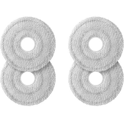 Samsung VCA-RPW97 Set van 4 microvezel pads voor Jet Bot Combo robotstofzuiger (VR7MD9*) herbruikbaar grijs Samsung VCA-RPW97 Set van 4 microvezel pads voor Jet Bot Combo robotstofzuiger (VR7MD9*) herbruikbaar grijs
