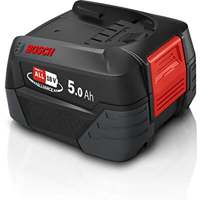 Bosch Power for All BHZUB1850 vervangende accu, 18 V, 5,0 Ah, compatibel met alle draadloze stofzuiger Unlimited, extra lange batterijduur, hoge prestaties, geschikt voor reiniging Bosch Power for All BHZUB1850 vervangende accu, 18 V, 5,0 Ah, compatibel met alle draadloze stofzuiger Unlimited, extra lange batterijduur, hoge prestaties, geschikt voor reiniging