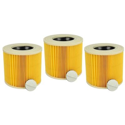 vhbw 3 x vervangende cartridgefilterset voor Kärcher 6.414-552.0 voor Kärcher nat- en droogzuiger, multifunctionele stofzuiger vhbw 3 x vervangende cartridgefilterset voor Kärcher 6.414-552.0 voor Kärcher nat- en droogzuiger, multifunctionele stofzuiger