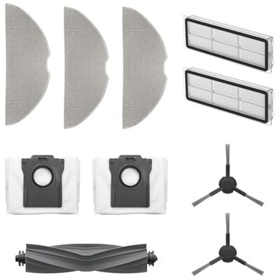 MOVA Dreame S10 Plus-robotaccessoireset bestaande uit 3 doekjes, 2 filters, 2 zijborstels, 2 stofopvangzakken, 1 hoofdborstel, originele dreame accessoires MOVA Dreame S10 Plus-robotaccessoireset bestaande uit 3 doekjes, 2 filters, 2 zijborstels, 2 stofopvangzakken, 1 hoofdborstel, originele dreame accessoires