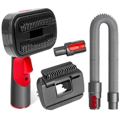Nuxory Dierenharen voor stofzuiger, stofzuiger, accessoires voor stofzuiger met flexibele slang, stop-knop, effectieve dierenverzorgingsset voor Dyson V7 V8 V10 V11 V15 Nuxory Dierenharen voor stofzuiger, stofzuiger, accessoires voor stofzuiger met flexibele slang, stop-knop, effectieve dierenverzorgingsset voor Dyson V7 V8 V10 V11 V15
